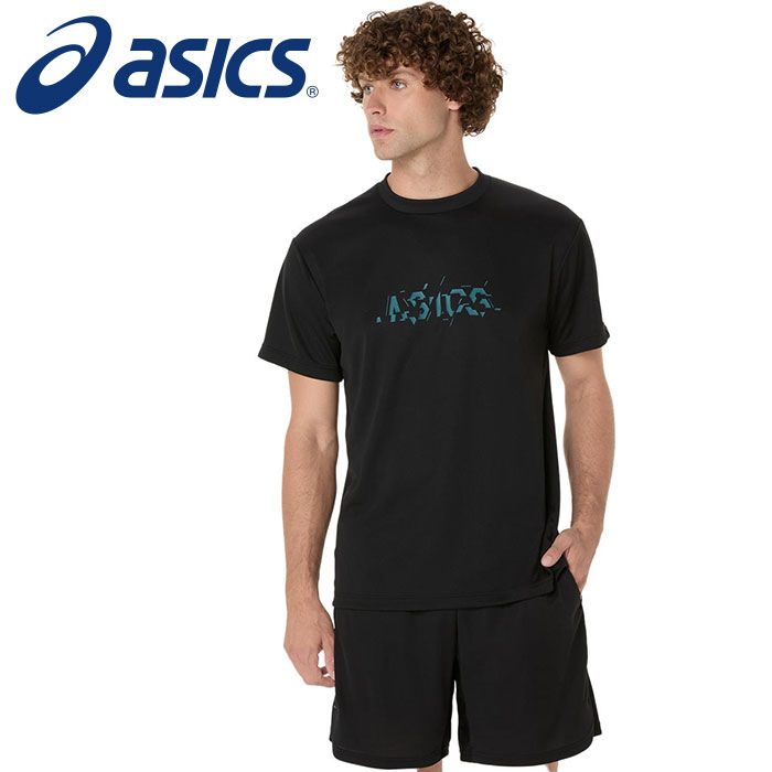 【メール便可230円】【 アシックス asics 】【 ウェア 】 バスケ 半袖 Tシャツ プラクティス 練習着 メンズ レディース 男女兼用 アシックス 2063A407 (001) パフォーマンスブラックxガンメタル [250320][amz] クリスマス プレゼント