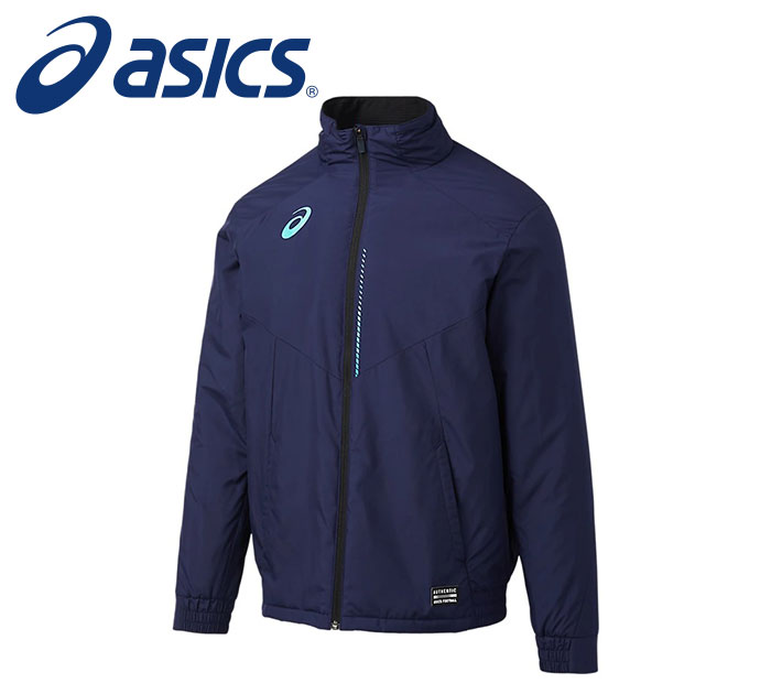 【送料無料】【アシックス　asics】【ウェア】 2101A147 SAサッカー アパレル(メンズ) ウォーマージャケット 裏起毛 練習 移動着 冬 ピーコート 400 [211001] 父の日 プレゼント