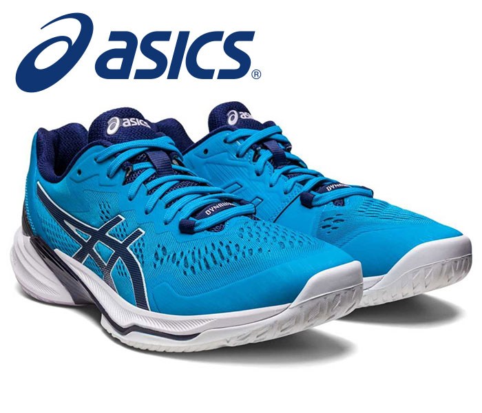 ★アタッカー向けシューズ！スパイクを打つ時のエネルギーロスを軽減★【アシックス　asics】【シューズ　靴】 1051A064 バレーボールシューズ(メンズ) SKY ELITE(スカイエリート) FF 2 アイランドブルー×インディゴ ブルー 403 [230319] 父の日 プレゼント