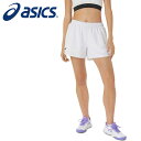 【メール便送料無料】【asics　アシックス】【ウェア】 2042A267 テニスウェア(レディース) 女性用 COURT ショーツ Bホワイト 100 [230420]