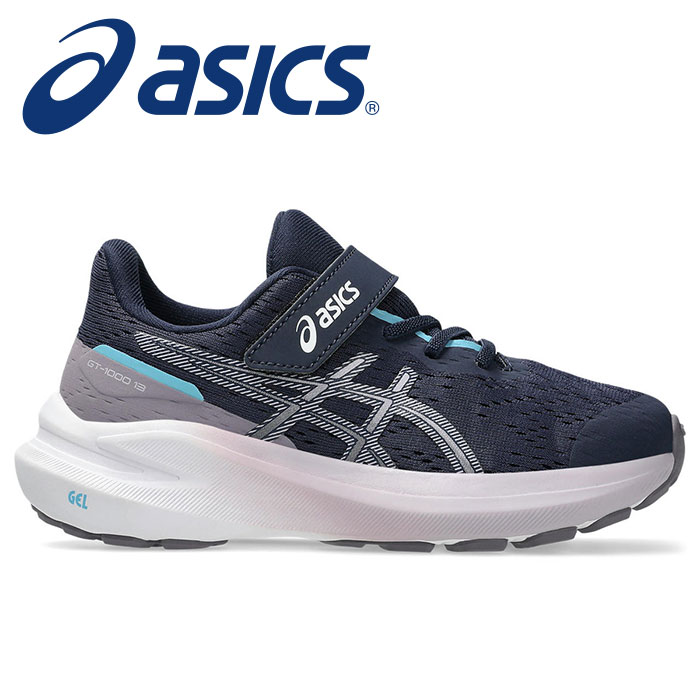 特徴●GT-1000 13 PS(ゴムヒモ+1本ベルトタイプ)は、活発に動き回るお子さまの足元をしっかりと支える設計です。E.V.A.ミッドソールとGELテクノロジーが、ソフトな履き心地と優れたクッション性を生み出します。キッズ専用のラストを採用しており、成長段階の子どもの足の特徴に合わせた設計となっています。ラバーのアウターソール、内側のアウターソールの巻き上げ、つま先部分のアリアンステッチなど、耐久性にも配慮しています。また、中敷にはお子様がシューズの左右を区別しやすいイラストがプリントされています。中敷つま先部にはサイズ確認の目安となるサイズチェッカーラインがプリントされています。サイズサイズ:17.0、17.5、18.5、19.5、20.0、20.5、21.0、21.5、22.0その他●素材:インナーソール素材:合成樹脂/取り外し式 アウターソール:ゴム底●サイズ補足:STANDARDJANコード※こちらの商品はメーカー取り寄せ商品です。&emsp;商品の発送までに2〜6営業日のお時間がかかります。&emsp;また、在庫数は日々変動しますので、ご注文できる状態でも&emsp;完売・欠品の場合もございます。※ご注意：宅配便の場合、北海道・沖縄、その他離島へは&emsp;別途配送料がかかります。※こちらの商品は、注文後お客様ご都合のキャンセル・返品・交換は一切お受けできません。ご了承ください。