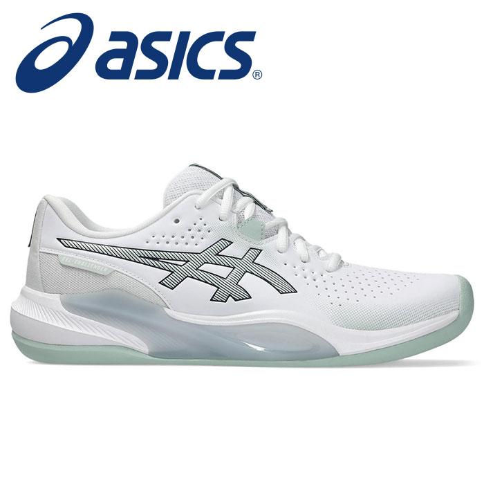 【 2025年 秋冬モデル】【 アシックス asics 】【 シューズ 靴 】 テニスシューズ GEL-CHALLENGER ゲルチャレンジャー 15 INDOOR インドア カーペットコート メンズ レディース 男女兼用 1043A025 (100) ホワイト/ライケンロック [250725][amz] クリスマス プレゼント