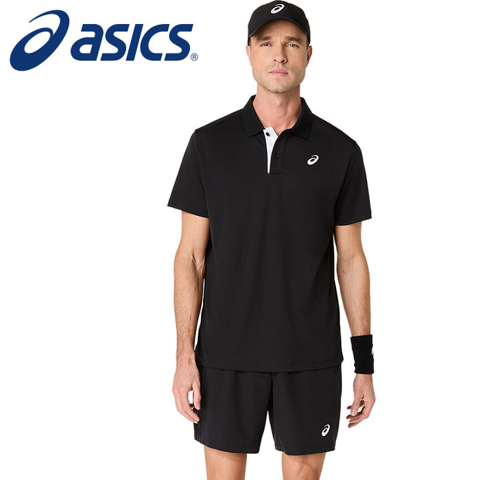 【メール便送料無料】【 2025年 秋冬モデル】【 アシックス asics 】 テニス 半袖 ポロシャツ メンズ ..