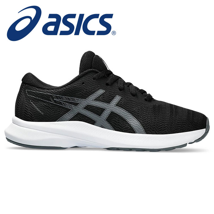 ★スピードモデルを継承した大人ルック仕様(ヒモ靴タイプ)★【 アシックス asics 】【シューズ 靴】アシックス商事 ジュニアシューズ レーザービーム AVANTE2 子供 男の子 小学生 通学 運動靴 1154A176 (001) ブラック/スティールグレイ [240419][amz]