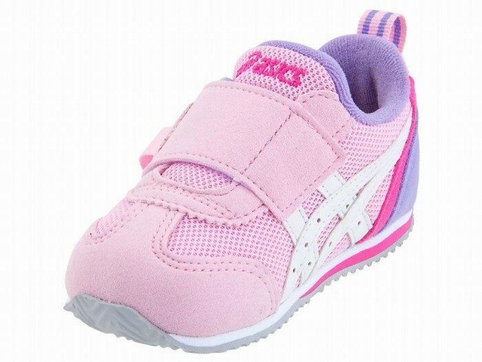 【asics　アシックス】【シューズ　靴】 1144A082 FWキッズ・ベビー シューズ 子供靴(約1歳〜3歳の幼児向け) 女の子 アイダホ BABY KT-ES 2 ピンク×ホワイト スクスク SUKUSUKU すくすく 700 [211003]