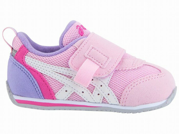 【asics　アシックス】【シューズ　靴】 1144A082 FWキッズ・ベビー シューズ 子供靴(約1歳〜3歳の幼児向け) 女の子 アイダホ BABY KT-ES 2 ピンク×ホワイト スクスク SUKUSUKU すくすく 700 [211003]