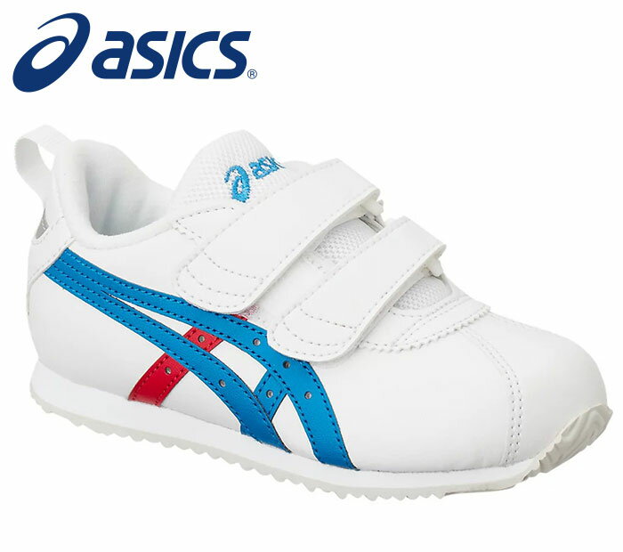 【送料無料】【asics　アシックス】【シューズ　靴】 1144A152 FWキッズ シューズ 子供靴(約3〜7歳の児童向け) プレスクール コルセア MINI(ミニ) SL 2 男の子 女の子 ホワイト×ディレクトワールブルー スクスク SUKUSUKU ジュニア 101 [211003]