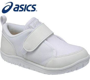 ★キッズデザイン賞受賞！約3〜7歳の児童向け★【asics　アシックス】【シューズ　靴】TUU107 FW 上履き 子供靴 プレスクール 体育 スポーツ教室 CP MINI(ミニ) ホワイト 白 スクスク SUKUSUKU すくすく うわばき 屋内 体育 ジュニア 01 [211003]