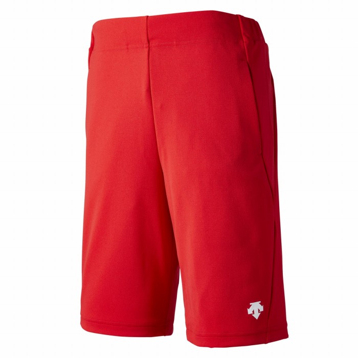 【メール便可230円】【DESCENTE　デサント】DTM-1013HP チームトレーニング ウェア（メンズ／ユニ） ハーフパンツ レッド RED[200415] 部屋着