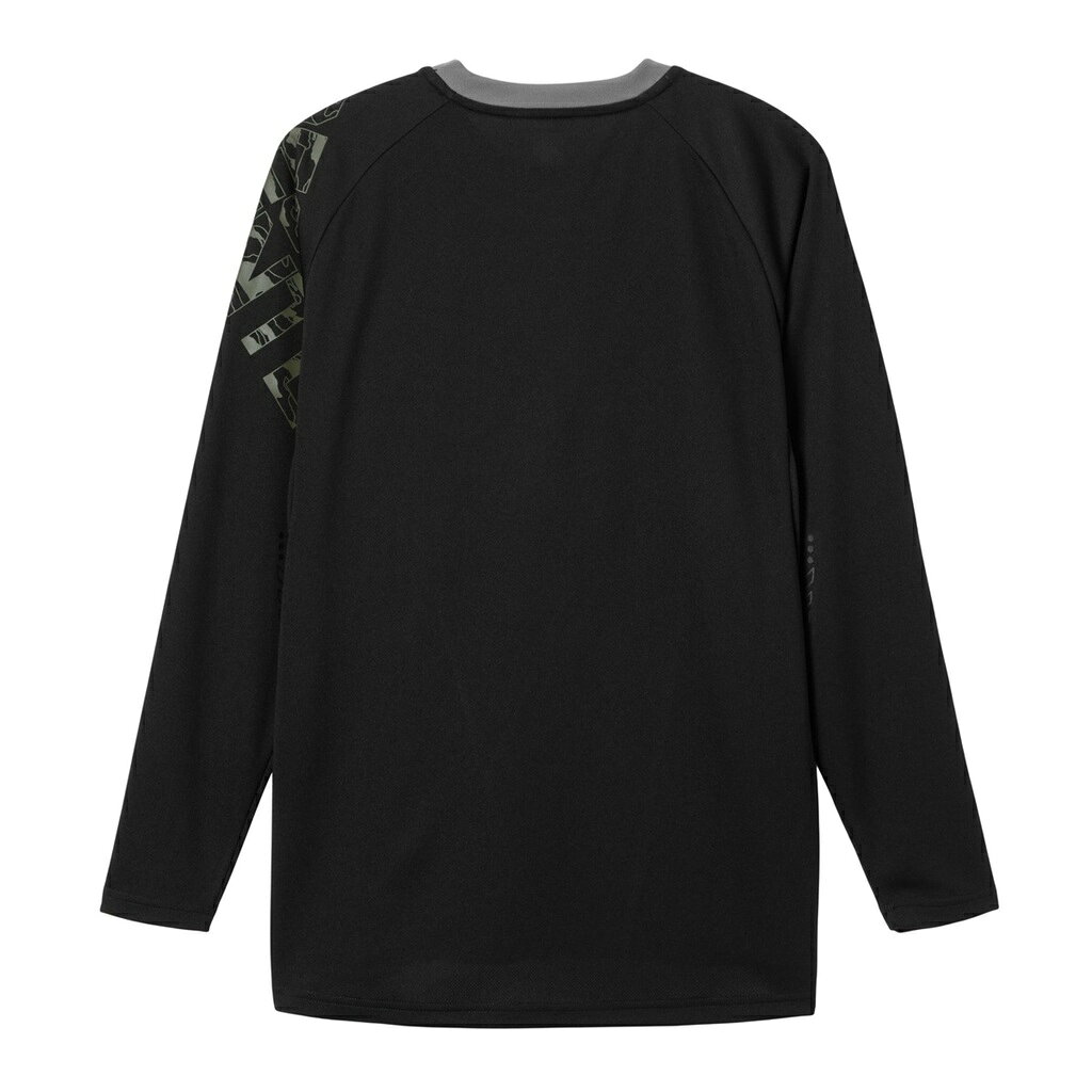 Awa-spo 楽天市場店の【メール便可250円】【 デサント DESCENTE 】【 ウェア 】 バレーボール 長袖 シャツ メンズ レディース 男女兼用 練習着 DV5FLT01U (BK00) ブラック [251119][amz]｜アングル2
