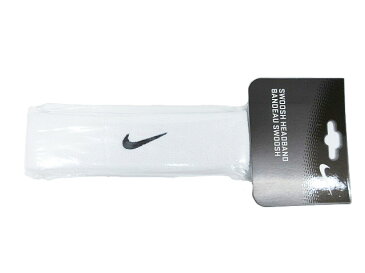 【メール便可230円】【ナイキ　NIKE】トレーニング ウェアアクセサリー スウッシュ　ヘッドバンド TRE-NNN07101OS （101）ホワイト/ブラック メンズ・ユニセックス　父の日