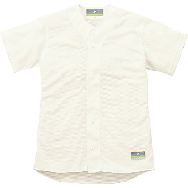 【メール便可230円】【SSK　エスエスケイ】【ウェア】野球　ユニフォームシャツ ジュニア用・無地メッシュシャツ 子供 こども US0001JM (12)アイボリー ジュニア