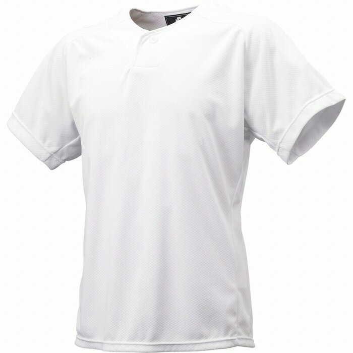 野球 ジュニア1ボタンベースボールTシャツ BT2310J (10) ホワイト ジュニア 子供 こども 小学生 