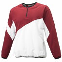 【送料無料】【SSK エスエスケイ】【ウェア】野球 グランドコート クロストレーニング 長袖ハーフZIP BWC1902 (2210) エンジ×ホワイト メンズ...