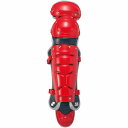 【SSK エスエスケイ】【プロテクター】 野球 軟式用レガーズ(ダブルカップ) CNL2100C (2096) レッド×シルバーグレー メンズ・ユニセックス [...