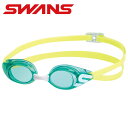 【メール便可230円】【スワンズ SWANS 山本光学】 水泳 6〜12才向けのジュニア用レーシングモデル 競泳 ノンクッション スイミングゴーグル 子供 こど...