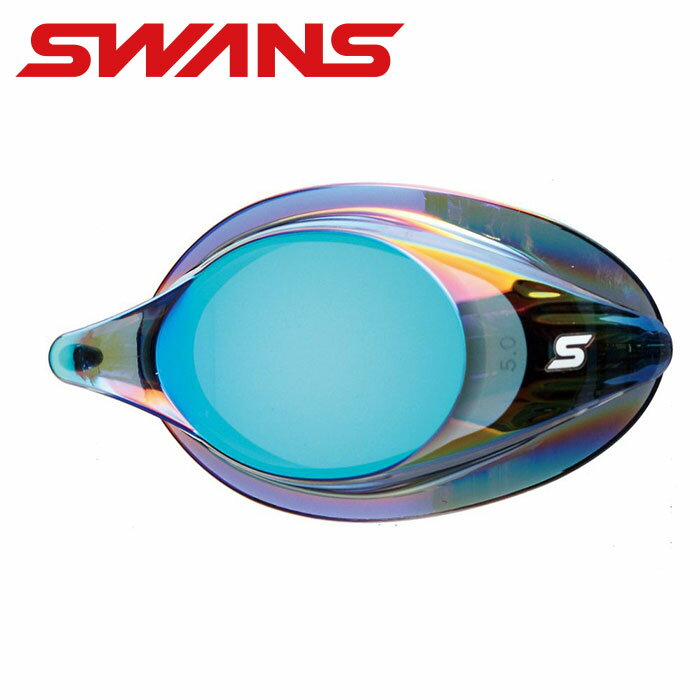 【メール便可230円】【スワンズ　SWANS　山本光学】 水泳 スイミングゴーグル(レーシングノンクッション度付き「SR-7」シリーズ) 度付きミラーレンズ メンズ レディース 男女兼用 SRCL7M SRCL-7M (757)EMSK スモーク×エメラルド [220727] 父の日 プレゼント