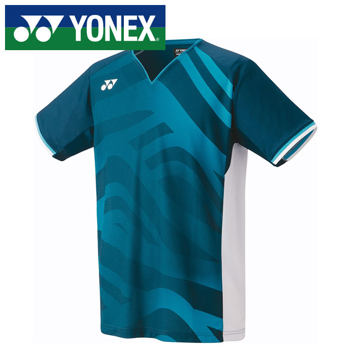 【メール便送料無料(追跡可能)】★衣服内温度を−3℃低く＆ドライに保つ「ベリークールドライ」採用★【 ヨネックス YONEX 】【ウェア】テニス・バドミントン ゲームシャツ(フィットスタイル) メンズ 10566 (609) ナイトスカイ [240523][amz]
