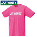 【メール便可230円】【ヨネックス YONEX】【ウェア】 16501 テニス・バドミントン ドライTシャツ メンズ レディース 男女兼用 ネオンピンク 705...