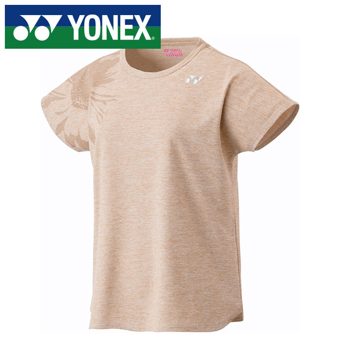 【メール便送料無料】【ヨネックス　YONEX】【ウェア】テニス・バドミントン レディース用 ドライTシャツ 女性用 16712 (194) サンドベージュ [240523](4)