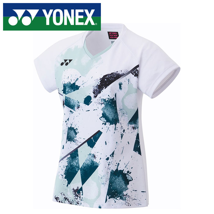 [最大2000円OFFクーポン発行中]【メール便送料無料(追跡可能)】★衣服内温度を−3℃低く＆ドライに保つ「ベリークールドライ」採用★【ヨネックス　YONEX】【ウェア】テニス・バドミントン レディース用 ゲームシャツ 女性用 20771 (011) ホワイト [240523]