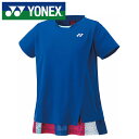 【メール便可230円】【ヨネックス YONEX】【ウェア】テニス・バドミントン レディース用 ゲームシャツ 女性用 20809 (472) ミッドナイトネイビー...