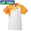 【メール便送料無料(追跡可能)】★日本バドミントン協会審査合格品★【ヨネックス YONEX】【ウェア】 レディース ゲームシャツ 女性 バドミントン 20817...
