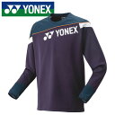 ★ヒートカプセル機能採用で暖かい★【ヨネックス YONEX】【ウェア】 ライト トレーナー メンズ レディース 男女兼用 防寒 保温 テニス バドミントン 31...