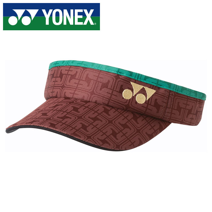 【ヨネックス　YONEX】テニス レディース サンバイザー 女性 40101 (030) セピア [241209]