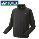 【ヨネックス YONEX】【ウェア】テニス・バドミントン ニットウォームアップシャツ メンズ レディース 男女兼用 50151 (007) ブラック [2405...