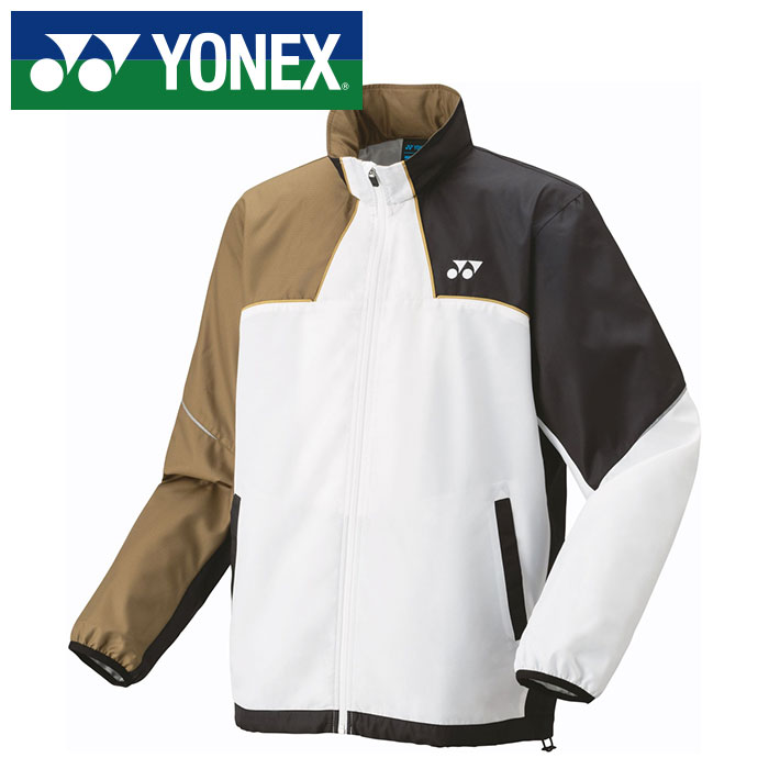 ★ヒートカプセル機能採用で暖かい★【ヨネックス　YONEX】【ウェア】 ジュニア 裏地付 ウィンド ウォーマーシャツ 子供 こども 小学生 防寒 保温 テニス バドミントン 70095J (193) キャメルゴールド [241209]