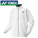 ★ヒートカプセル機能採用で暖かい★【ヨネックス YONEX】【ウェア】 裏地付 ウィンド ウォーマーシャツ メンズ レディース 男女兼用 防寒 保温 テニス バ...