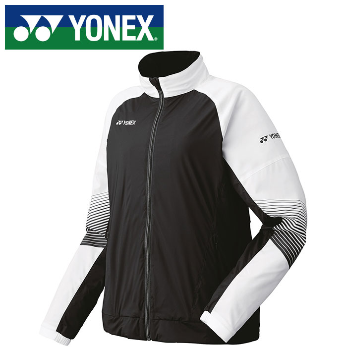 【送料無料】【ヨネックス　YONEX】【ウェア】テニス・バドミントン 78067 ウィメンズ裏地付きウィンドウォーマーシャツ (レディース) 女性用 ブラック 黒 ヒートカプセルダブル あたたかい UVカット 吸汗速乾 制電 撥水 007 [211013]