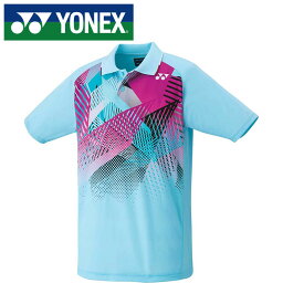 [最大2000円OFFクーポン発行中]【メール便送料無料(追跡可能)】【ヨネックス　YONEX】【ウェア】テニス・バドミントン 10530J ジュニア用ゲームシャツ 子供 こども アクアブルー 111 [230422]