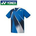 【メール便送料無料(追跡可能)】【ヨネックス YONEX】【ウェア】テニス・バドミントン 10537 ゲームシャツ(フィットスタイル) メンズ レディース 男女...