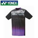 【メール便送料無料(追跡可能)】【ヨネックス YONEX】【ウェア】テニス・バドミントン 10539 ゲームシャツ メンズ レディース 男女兼用 ブラック 00...