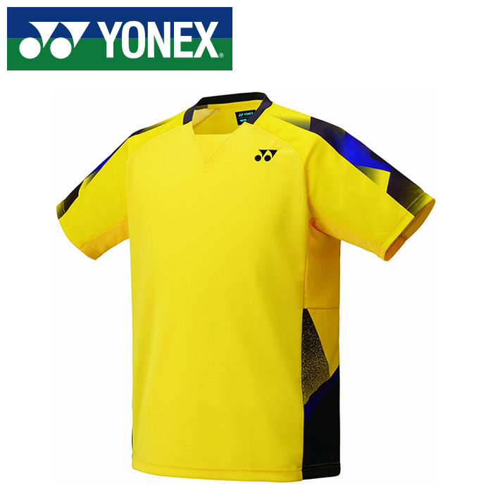 【メール便送料無料(追跡可能)】★日本バドミントン協会審査合格品★【 ヨネックス YONEX 】【 ウェア 】 ジュニア ゲームシャツ テニス バドミントン ヨネックス 10676J (279) ライトイエロー [250531][amz] クリスマス プレゼント