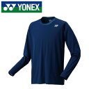 【メール便送料無料(追跡可能)】【2025年春夏モデル】【 ヨネックス YONEX 】【ウェア】 テニス バドミントン 長袖 Tシャツ メンズ レディース 男女...