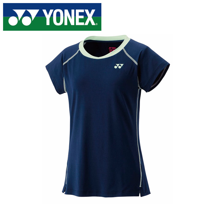 【メール便送料無料(追跡可能)】★日本バドミントン協会審査合格品★【 ヨネックス YONEX 】【 ウェア 】 テニス バドミントン レディース ゲームシャツ ヨネックス YONEX 20839 (554) ダークネイビー [250609][amz]