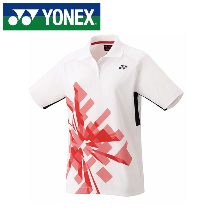 【メール便送料無料(追跡可能)】★日本バドミントン協会審査合格品★【 ヨネックス YONEX 】【 ウェア 】 テニス バドミントン レディース ゲームシャツ ヨネックス YONEX 20889 (011) ホワイト [250609][amz]