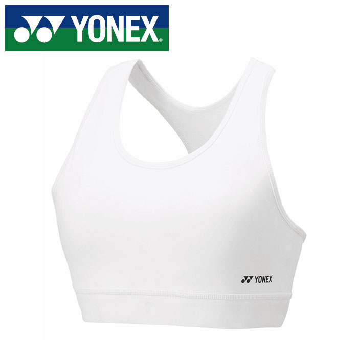 【メール便送料無料】【2025年春夏モデル】【ヨネックス　YONEX】【ウェア】 テニス バドミントン レディース スポーツブラ ヨネックス YONEX 46056 (011) ホワイト [250609](4)