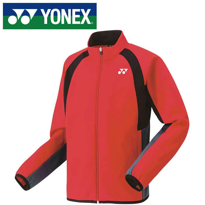 【ヨネックス　YONEX】【ウェア】テニス・バドミントン 50139J ジュニア用ニットウォームアップシャツ 子供 こども サンセットレッド 496 [230422]