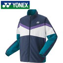 【ヨネックス YONEX】【ウェア】テニス・バドミントン 50143 トップス メンズ レディース 男女兼用 裏地付きウォームアップシャツ ネイビーブルー 01...