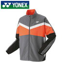 【ヨネックス YONEX】【ウェア】テニス・バドミントン 50143 トップス メンズ レディース 男女兼用 裏地付きウォームアップシャツ アイアングレー 40...