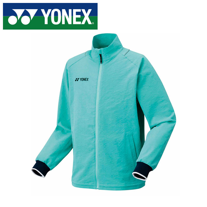 【 ヨネックス YONEX 】【 ウェア 】 バドミントン ウォームアップシャツ フィットスタイル アウター ジャケット メンズ レディース 男女兼用 ヨネックス YONEX 50158Y (602) クリアーミント [250609][amz] 父の日