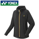 【ヨネックス YONEX】【ウェア】テニス・バドミントン 57076 アウター(レディース) ニットウォームアップパーカー 女性用 ブラック 007 [2304...