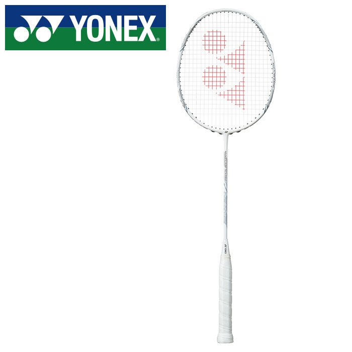 【2025年春夏モデル】【ヨネックス　YONEX】 中級者向け バドミントン ラケット フレームのみ ナノフレア ネクステージ 専用ケース付き ヨネックス YONEX NF-NT (103) ホワイト/グレー [250609]