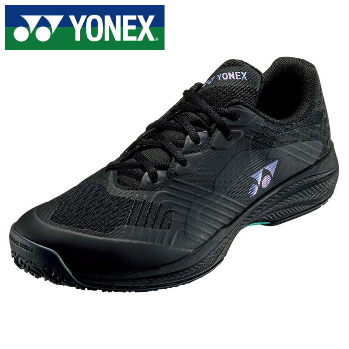 【2025年春夏モデル】【ヨネックス　YONEX】【シューズ　靴】 テニスシューズ パワークッション ソニケージ WGC オムニ クレー テニス シューズ ワイド メンズ レディース 男女兼用 ヨネックス YONEX SHTSCWG (007) ブラック [250609]
