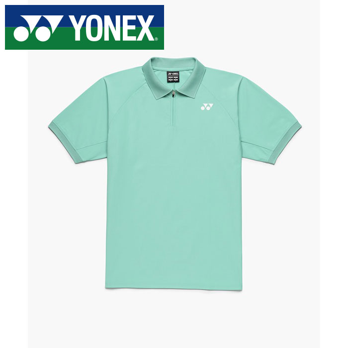 Rakuten - 【メール便送料無料(追跡可能)】【 2026年 春夏モデル】【 ヨネックス YONEX 】【 ウェア 】 テニス バドミントン 半袖 ゲームシャツ メンズ レディース 男女兼用 シャツ 10721 (602) クリアーミント [260517][amz]
