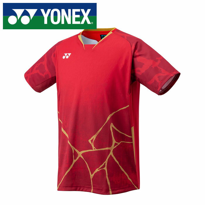 【メール便送料無料(追跡可能)】★日本バドミントン協会審査合格品★【 2025年 秋冬モデル】【 ヨネックス YONEX 】【ウェア】 テニス バドミントン ジュニア ゲームシャツ 子供 小学生 シャツ 10730J (021) ワイン [251015][amz] クリスマス プレゼント